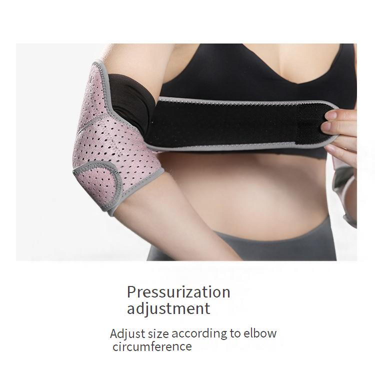 Women's Elbow & Wrist Support Sleeve – Adjustable Compression Arm Guard For Tennis, Yoga & Fitness (2 Colors, One Size Fits Most)_voghion.com