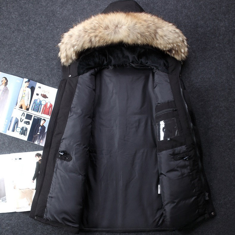 Parka d'hiver pour homme avec capuche amovible en fourrure – Coupe-vent ultra-résistante pour froid extrême (-30 °C), duvet de canard 550 FP (M-XXXL)_voghion.com