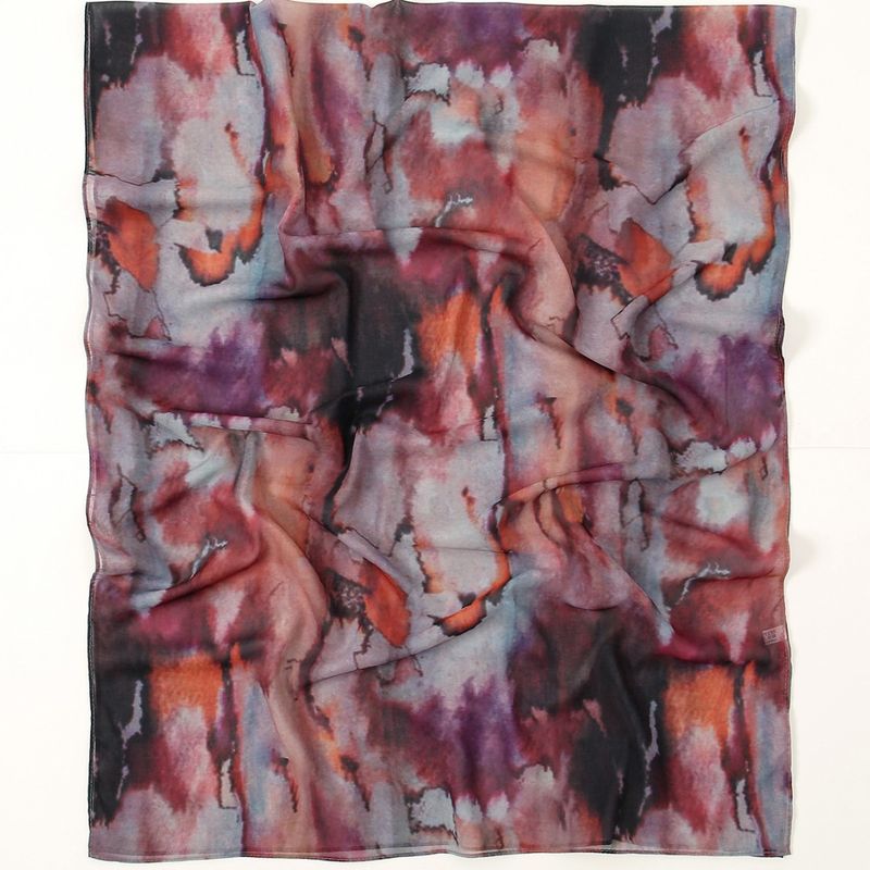 Sciarpe da donna, nuova sciarpa lunga in chiffon stampato tie-dye, sciarpa lunga turca mediorientale, foulard etnico da donna malese e indonesiano_voghion.com