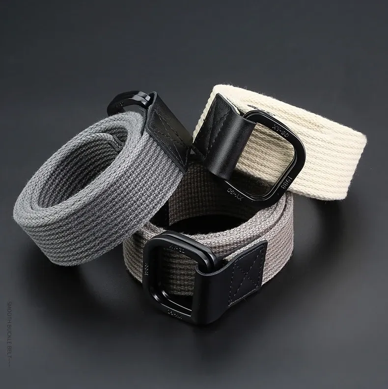 HOT 3,8 cm Tela semplice Uomo Moda Spessore Tessuto Sport all'aria aperta Resistente alla guerra Utensili Colore solido Blt Fmal_voghion.com