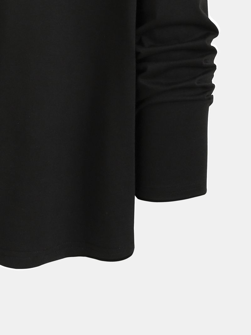 Neues langärmeliges Herren-T-Shirt mit Print und Rundhalsausschnitt – Trendiges, vielseitiges Freizeit-Top für Herren im Sommer_voghion.com