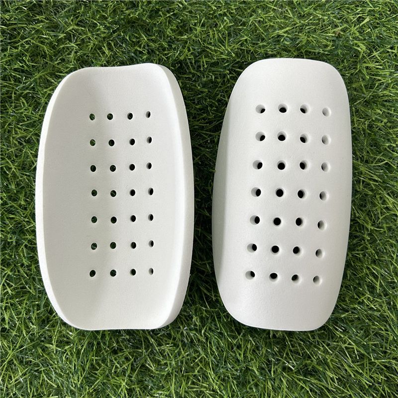 EVA Foam Shin Guards For Soccer - Lightweight Protective Leg Pads For Football, Basketball & Volleyball Training (Pair - White, Small & Large Sizes)_voghion.com