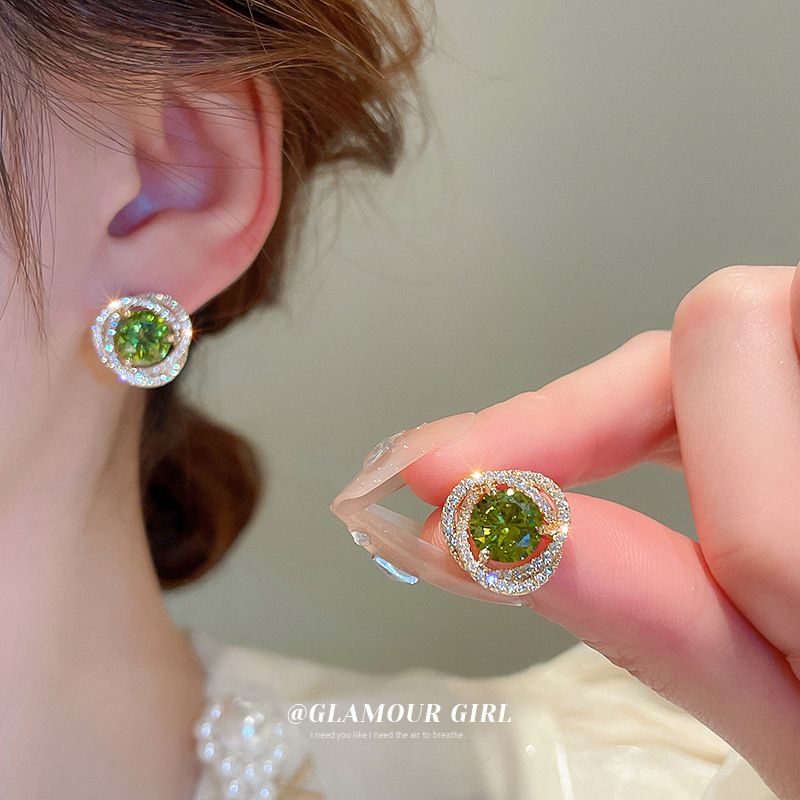 Silver Needle Zirco Flower Hollow Frech Light Luxury High-ed Sese Stud Niche Temperamet Versatile Earrigs For_voghion.com