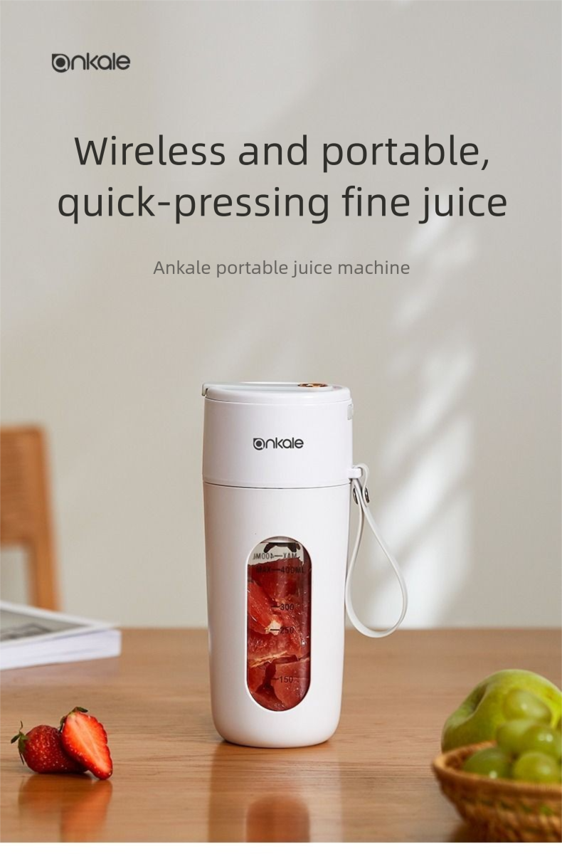Ankale Juicer Small Fully Automatic Portable Juicing Household Ice Crushing Juice Electric Blender Cup_voghion.com