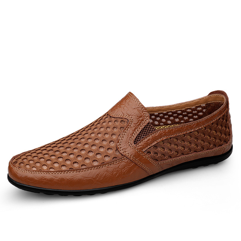 Scarpe da uomo TerraStride Casual Low-Top Traspiranti Grandi Dimensioni con Aria Condizionata e Mesh Piatta per Esterni_voghion.com