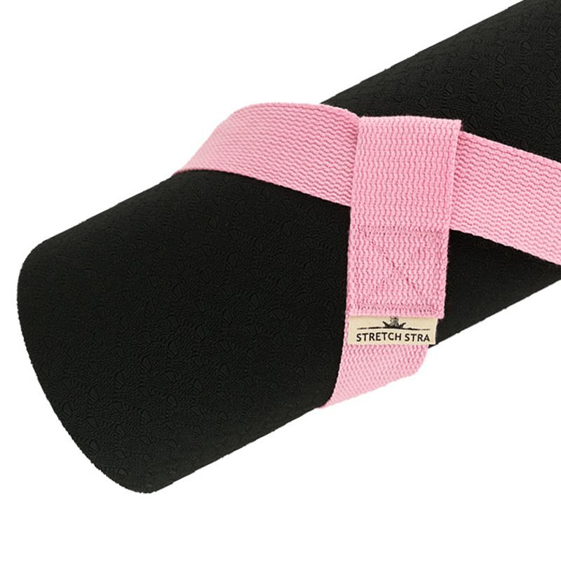 Tragbarer Yogamatten-Rücken-Schultergurt aus Baumwolle, Stretching-Gürtel_voghion.com