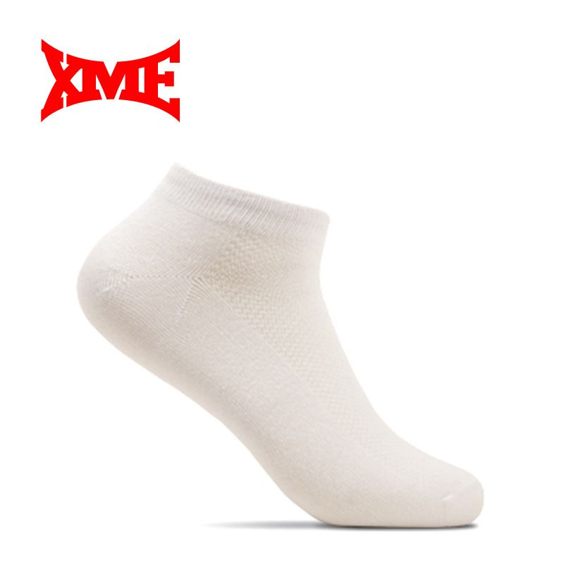 Cotton solid color men's business casual socks, sweat absorbing mesh breathable low tube socks_voghion.com