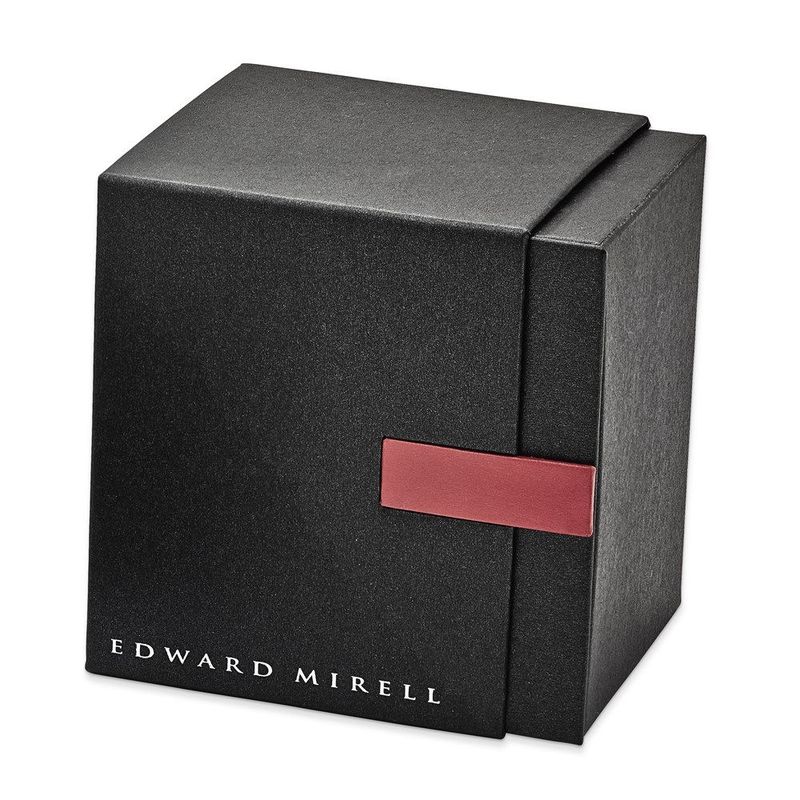 Edward Mirell Black Ti & Bronze White Sapphire Cable Flex Cuff Bangle_voghion.com