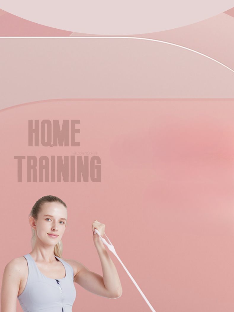 Faixa elástica de resistência em formato de oito para mulheres, ferramenta elástica de alongamento fitness para casa, abertura nas costas, costas bonitas, ombros e_voghion.com