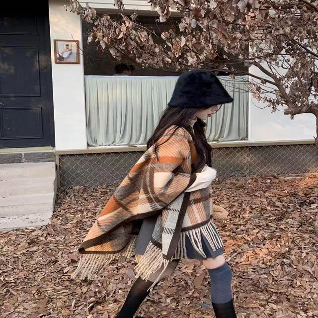 Herbst- und Winterschals aus Baumwolle und Hanf, große, modische, warme Außenschals mit bedruckten langen Handtüchern und leichtem Luxus_voghion.com