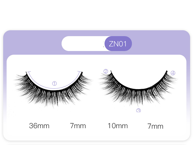 Lash extension set Non-adhesive self-adhesive can be reused false eyelashes lazy eyelashes naturally curl eyelashes_voghion.com
