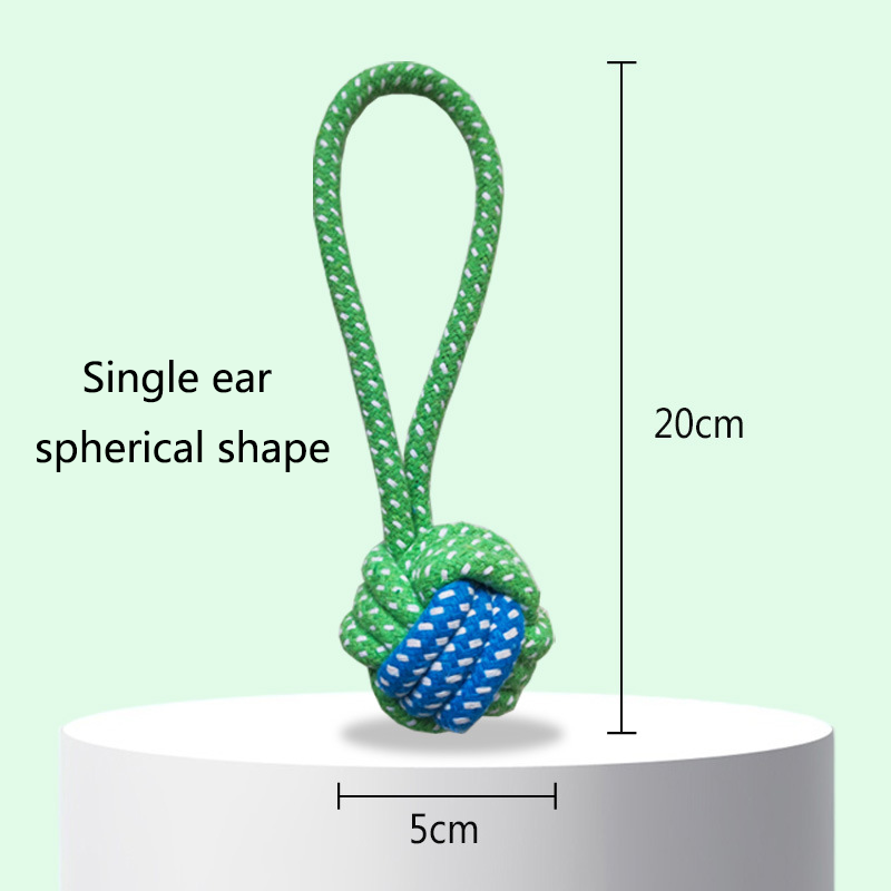 Knotenspielzeug für Hunde, robust und beißfest, Zähneknirschen zum Spielen, Trainieren von Hunden_voghion.com