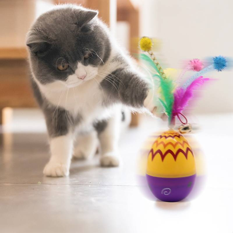 Easter Eggs Cat & Dog Toys With Bell For Fun_voghion.com