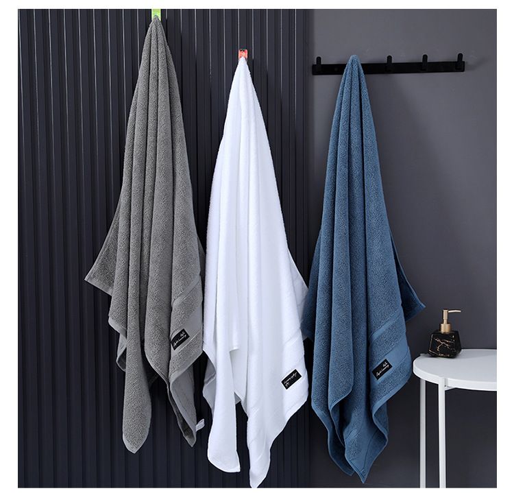 Full-Cotton Extra-Large 5A Antibacterial Bath Towel, Suitable For Hotels, Beauty Salons And Beaches_voghion.com