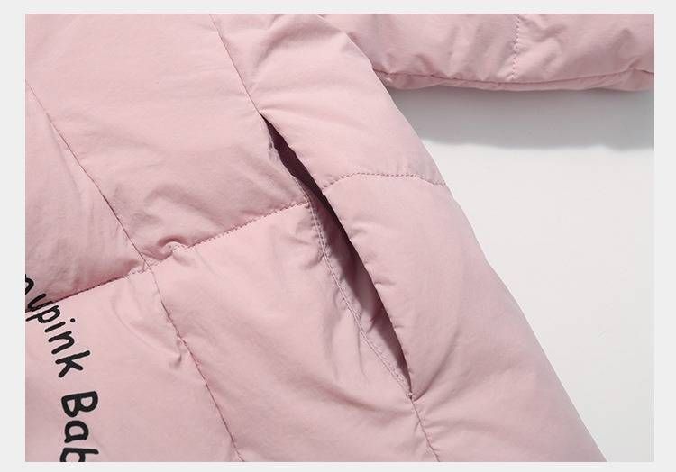 Korean Style Kids Winter Puffer Jumpsuit – Warm Detachable Overalls Set With Hood (80-110cm, 6 Colors)_voghion.com