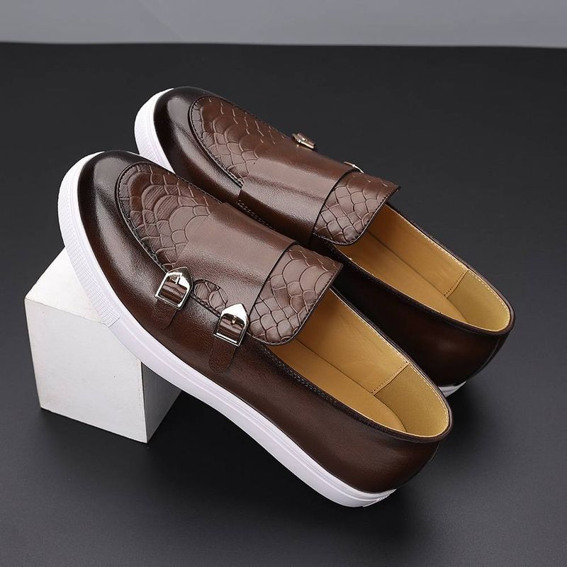Men's Shoes Men's British Style Casual Shoes – Wide Width Oxfords (Non-Slip & Breathable)_voghion.com