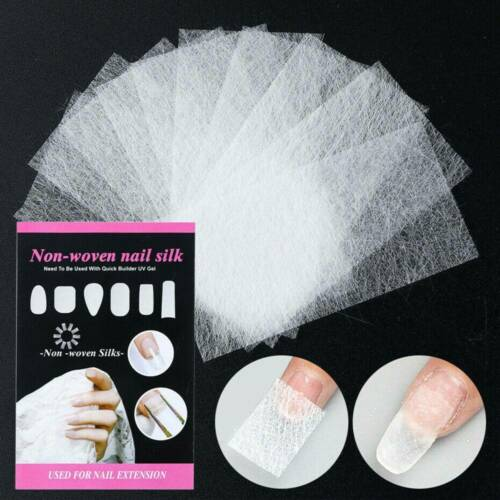 Fibre de verre en soie, 5/10/20 pièces/lot, pour Extension d'ongles, soie Non tissée, fibre de Gel pour ongles, acrylique français s_voghion.com
