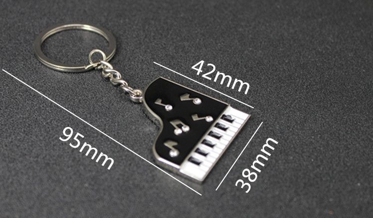 Mini Model Keychain Pendant Piano_voghion.com
