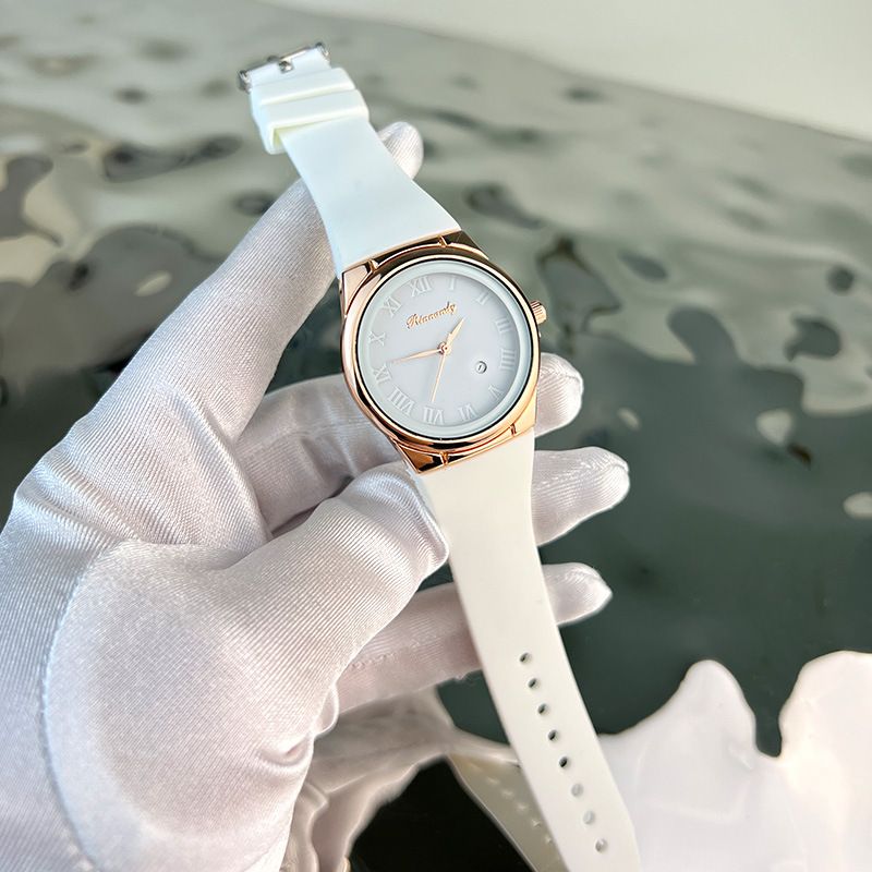 Schlanke Damenuhr mit römischem Hautgefühl, Armband, Quarzuhr, für den Alltag, Geburtstag, Jahrestag, Valentinstag_voghion.com