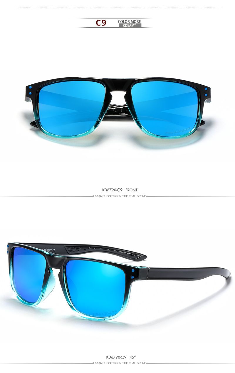 Moda KDEAM Occhiali da sole Polariz resistenti e leggeri, adatti a tutte le taglie, occhiali da sole da uomo, lenti con rivestimento che riducono al minimo i riflessi, custodia rigida_voghion.com