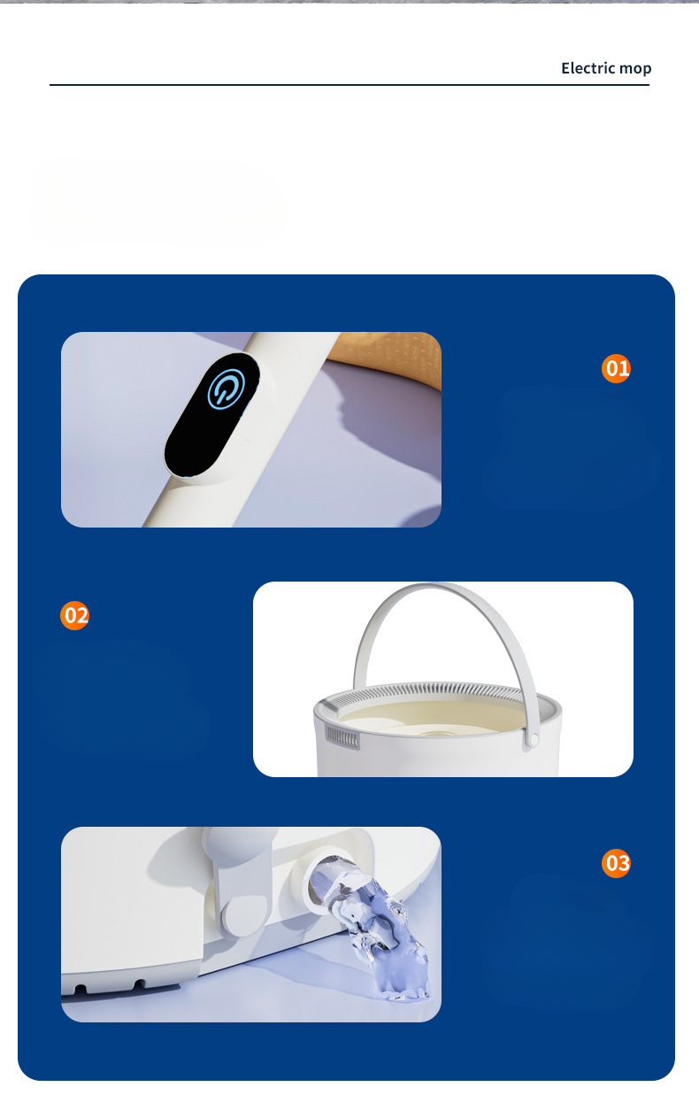 Lazy Hands-Free Dirty Water Separation Dehydrating Household Rechargeable Rotating Mopping Fully Automatic Electric Mop_voghion.com