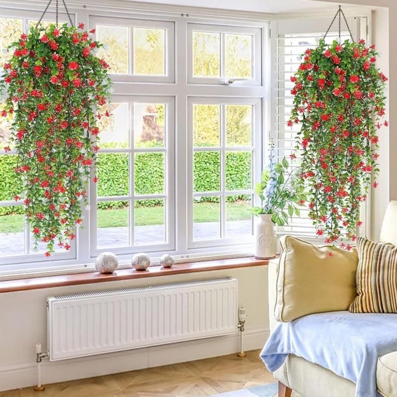Arredamento per la casa, eucalipto, camelia, rattan, fiori artificiali, cesto appeso, decorazione da parete per soggiorno, interni ed esterni, alta simulazione_voghion.com