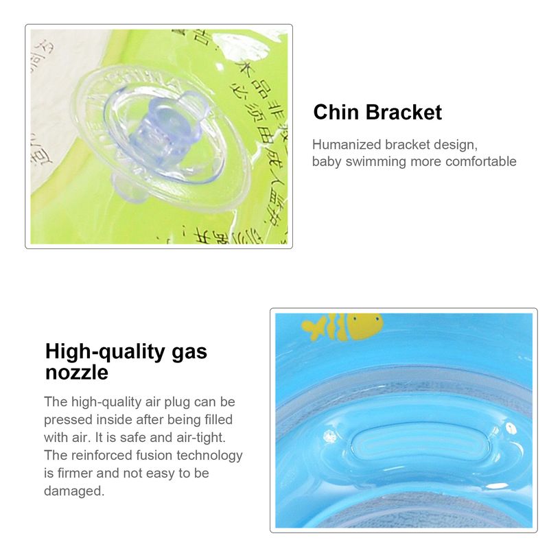 ToysMall Swimming Neck Ring Inflatable Air Leak Prevent Baby Bathing Accessory Toddler Kids Water Pool Neck Float Ring For Toddler_voghion.com