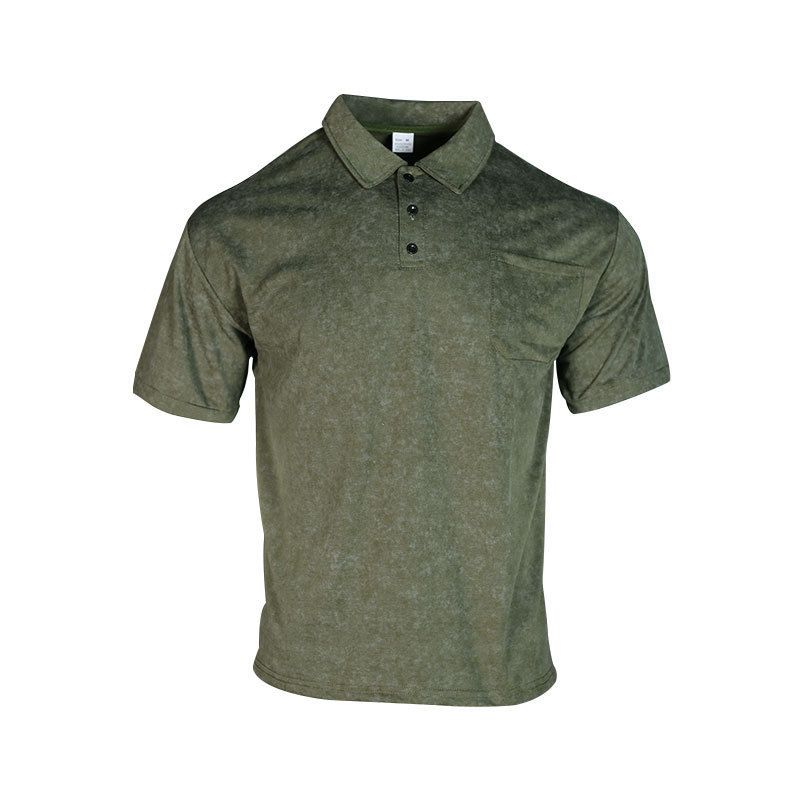 Sommer Neue Herren Gewaschene Turn-Down Kragen Button T-Shirt Übergröße Vintage Casual Kurzarm_voghion.com