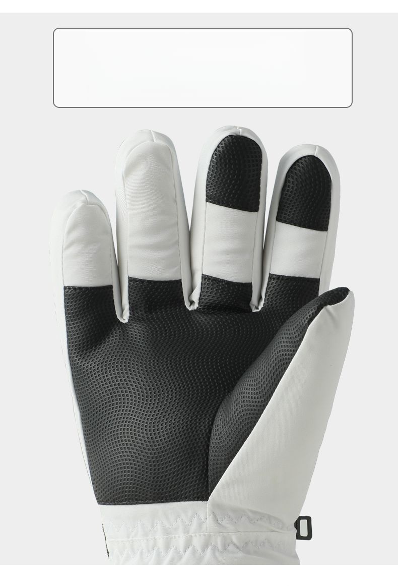 Ski Adult Men Winter Women Snow Mountain Mountaineering Electric Scooter Thickened Gloves Warm Cold-proof Fleece-lined_voghion.com
