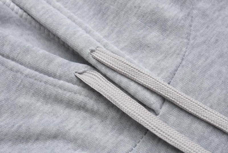 Women's solid color hooded loose long-sleeved padded women's sweatshirt_voghion.com