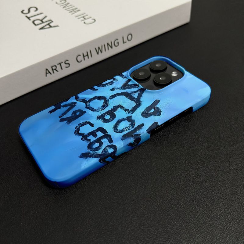 【 Tasso di recensione positiva del 95% 】 Custodia per telefono Blue Graffiti 16 per iPhone 15/14 Pellicola 13/12promax Hard 11 Niche XS_voghion.com