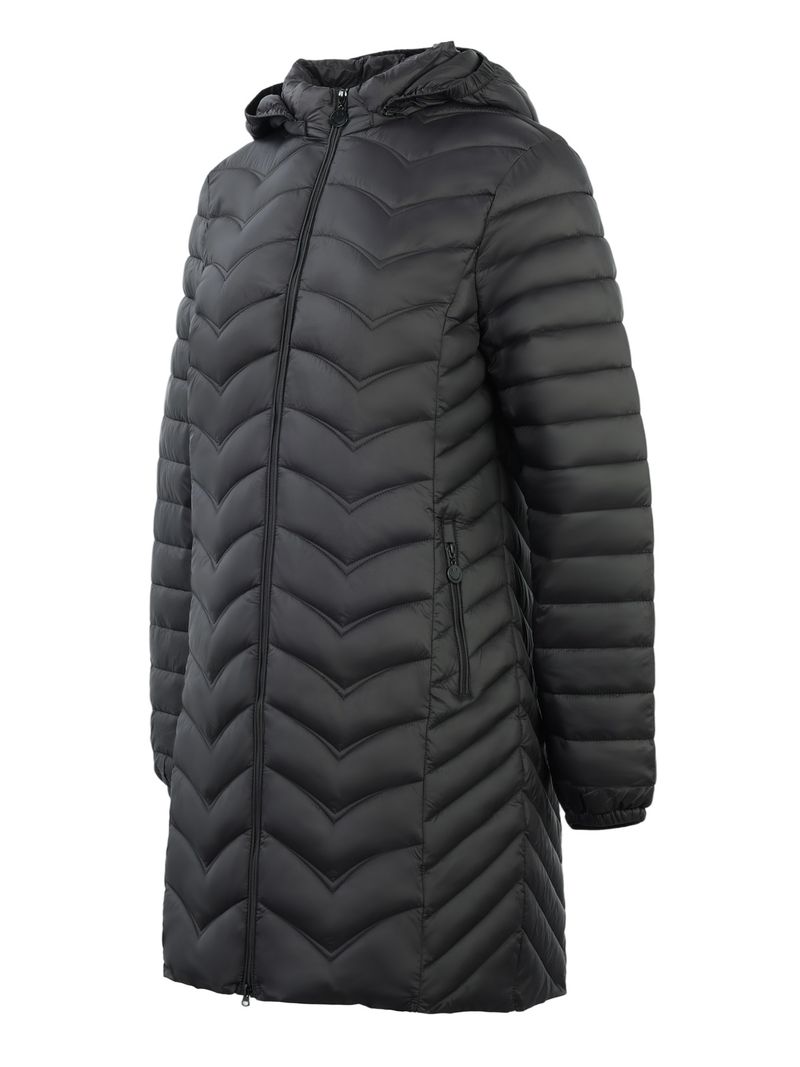 Dames winterjas met lange puffer en afneembare capuchon, warme gewatteerde jas voor koud weer, stijlvolle losse pasvorm bovenkleding in meerdere kleuren_voghion.com