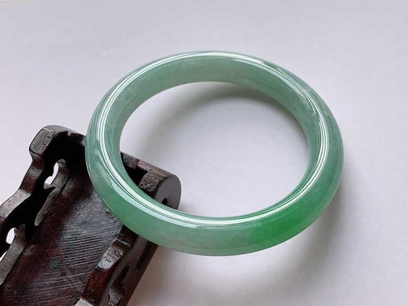 Natural Burmese Type A Jadeite Bracelet Jade Bangle_voghion.com
