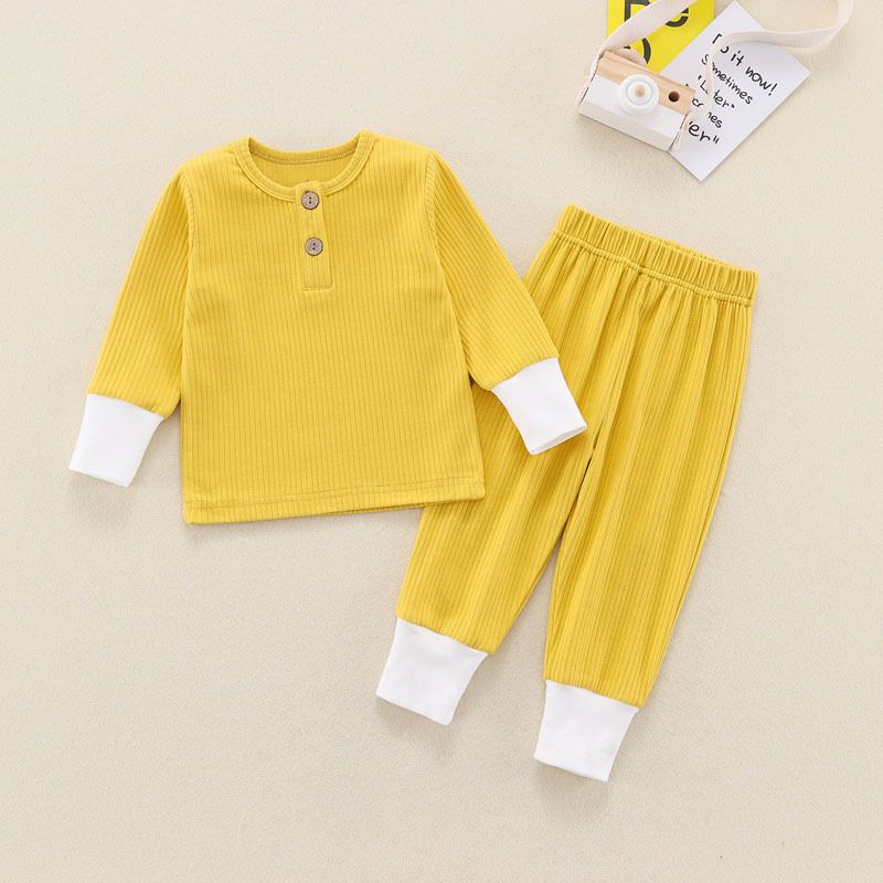 Ropa para niños Ropa de otoño para niños Ropa para el hogar Trajes de rayas para niños Ropa para niños Ropa de otoño para bebés_voghion.com