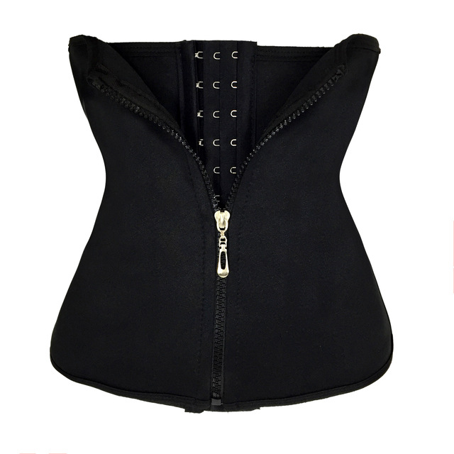 fivela ajustável corpo moldando cinto de barriga palácio espartilho cinto de barriga com zíper_voghion.com