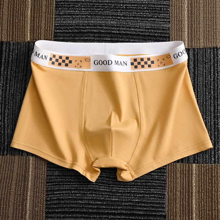 4 piezas de calzoncillos tipo bóxer de algodón sin costuras de talla grande para hombre, calzoncillos tipo bóxer de verano de sección fina, tallas L-6XL_voghion.com
