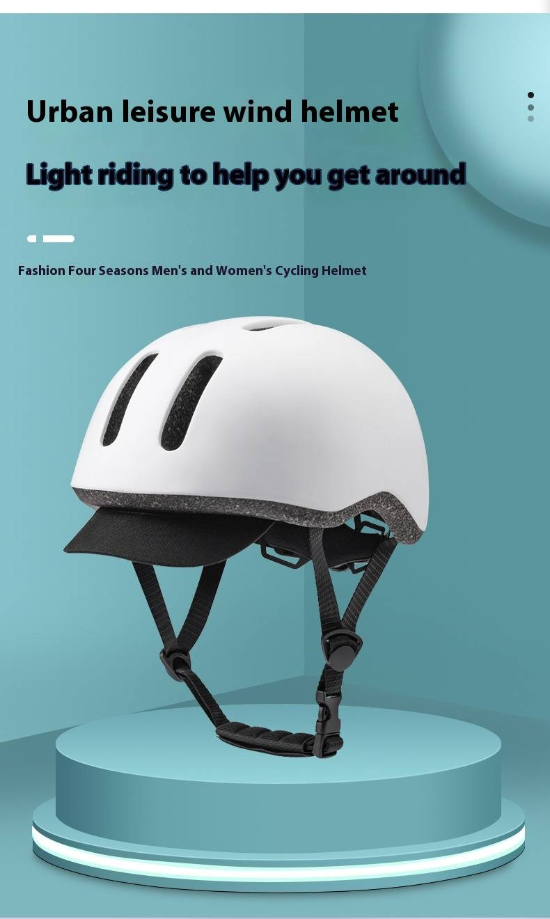 Urban Commuter Fahrradhelm für Damen und Herren – Atmungsaktiver Ganzjahres-Fahrradhelm mit stylischem Design_voghion.com