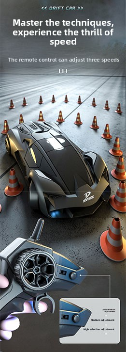 2.4G Remote Control Four-wheel Drive Simulation Sports Car Passionate Racing Boy's Toy Variable Speed Drift Racing Cars Model_voghion.com