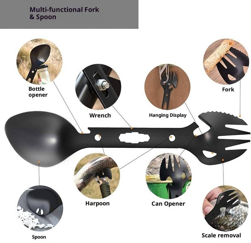 Compact Survival Multi-Tool Kit – Essential Outdoor Gear For Camping, Hiking & Emergency Preparedness (Black/Green/Red/Khaki/CP Camo/Desert/Orange)_voghion.com