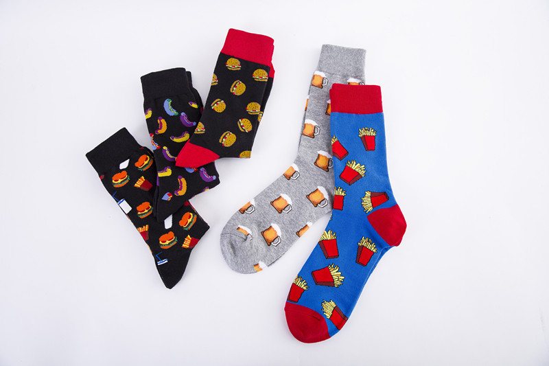 Härensocken Iessenskreativmuster Hären Plus-Size Kottengsocken Socken_voghion.com