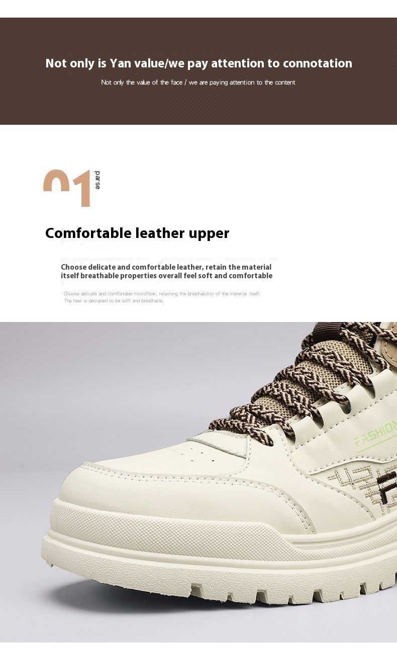 2024 Novo Martin Masculino Solado Grosso Trendy Altura Aumentando Estudante Antiderrapante Versátil Esportes e Lazer High Top Board_voghion.com