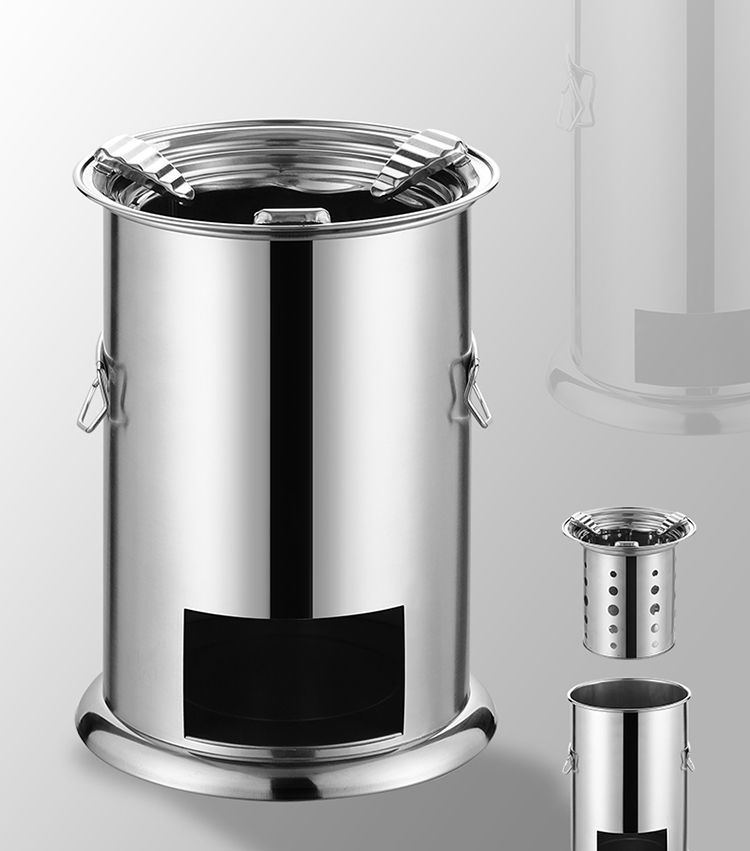 Outdoor Firewood Charcoal Dining Portable Carbon Water Boiling Tea Stove Camping Travel Supplies_voghion.com