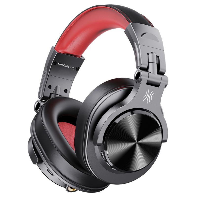 Oneo dio A70 Fusion Wired + Wireless Bluetooth 5.2 Headphones For Phone With Mic Over Ear Studio DJ Headphone Recording Headset_voghion.com