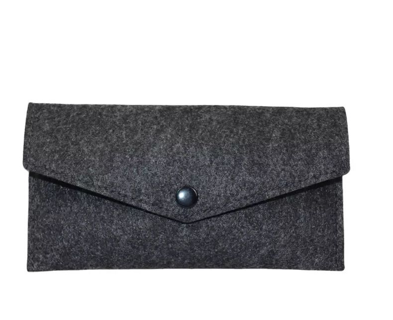 Unisex filca briļļu soma Briļļu maciņš Mobilā telefona soma Creative Felt maka karšu soma_voghion.com