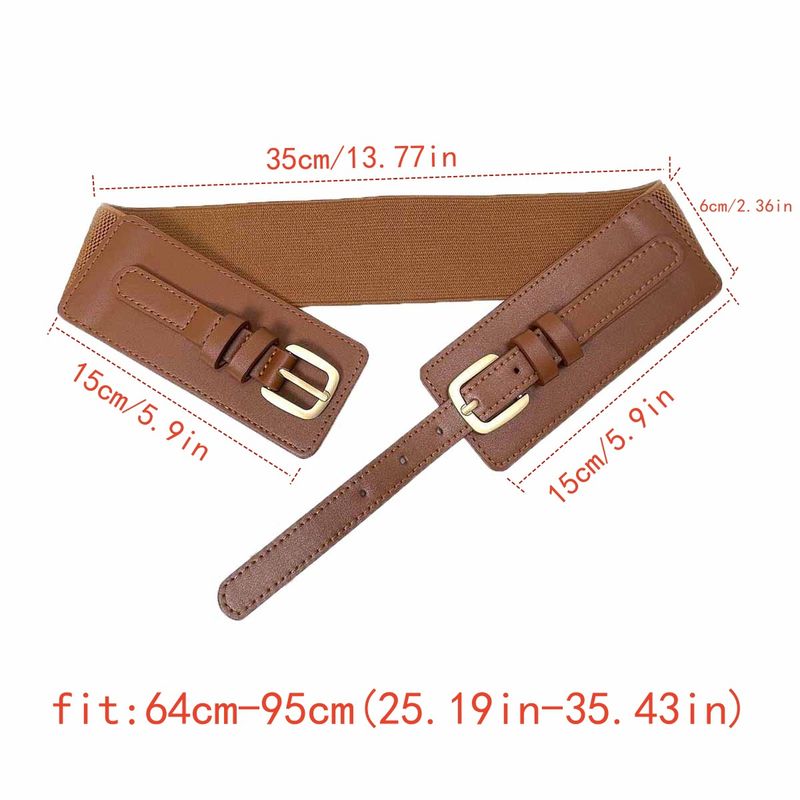 Damenmode Frühling Sommer Hochwertiger elastischer Gürtel Stretch Taillenmieder für Anzugkleid Dekoration Zubehör_voghion.com