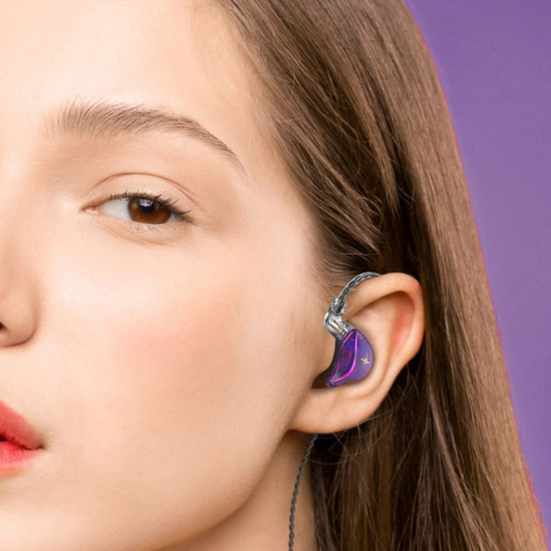2Pcs QKZ ZXT Wired Earbud Ergonomic with/without Mic TPE 10mm Moving Coil In-ear Earphone for Gaming_voghion.com