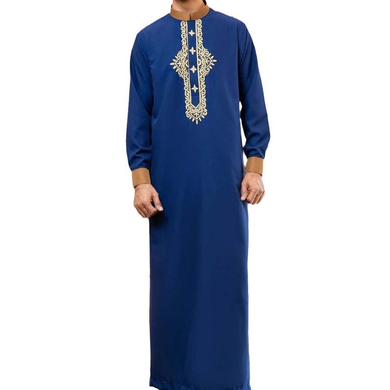Neie muslimesche laangärmleche gestickte arabesche Robe am ethnesche Stil -12_voghion.com