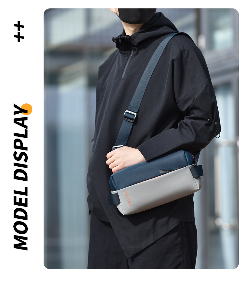 Borsa da petto da uomo: nuovi pannelli leggeri e alla moda, elegante borsa a tracolla, semplice pettorale da pendolarismo, borsa a tracolla da uomo da viaggio all'aperto_voghion.com