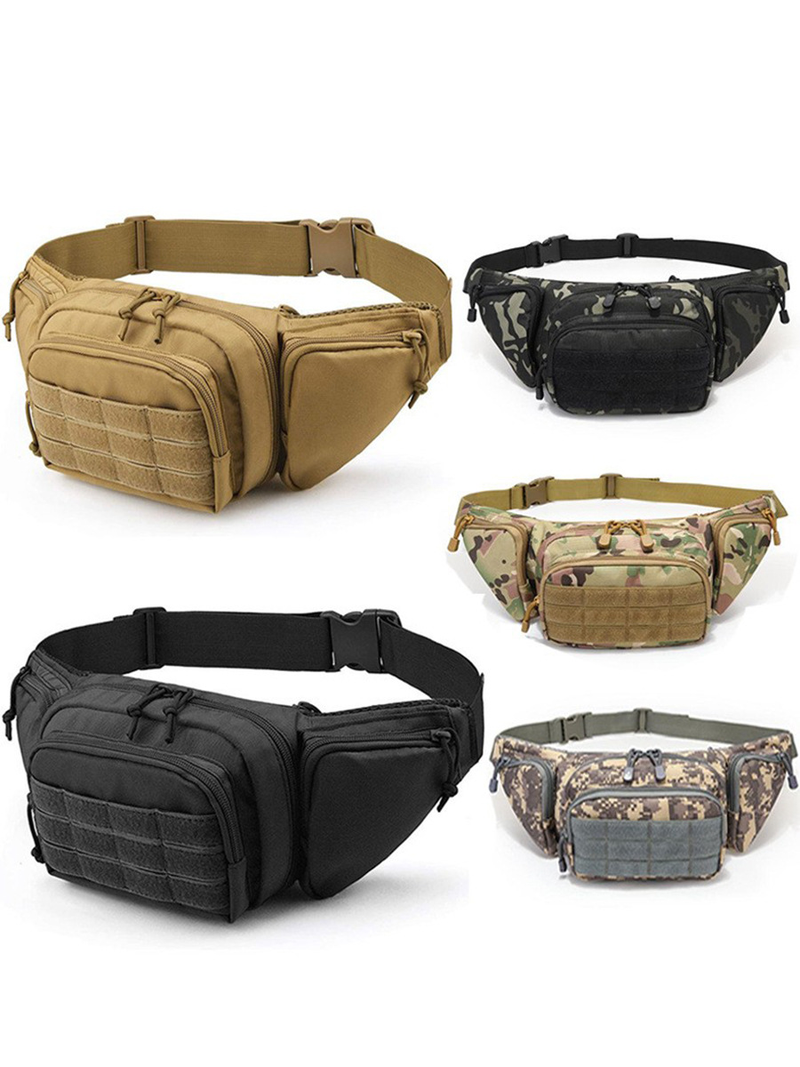 New Outdoor Tactical Multifunctional Invisible Portable Waist Bag 900D Waterproof Men's Sports Storage Waist Bag_voghion.com