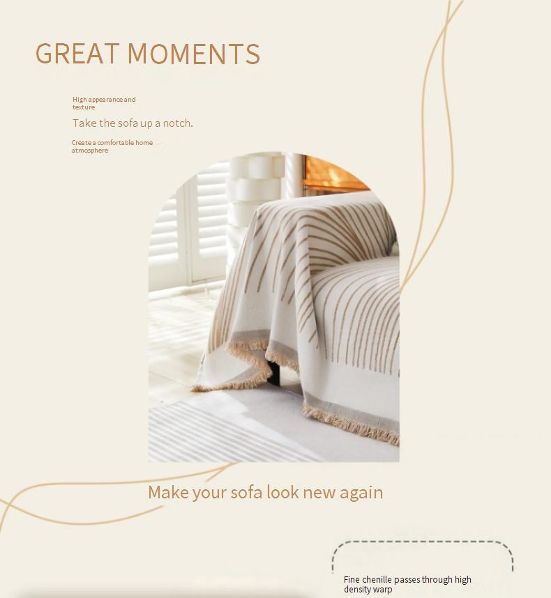 Home Textile Chenille Sofa Towel Universal Sofa Cover Cloth For All Seasons All Inclusive One Piece Sofa Cover Sofa Cushion Dust Cover Towel_voghion.com